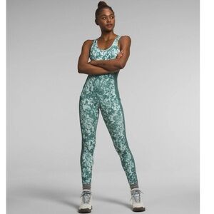 The North Face Dune Sky Long Onesie Women’s Sage Green Womens Size L New